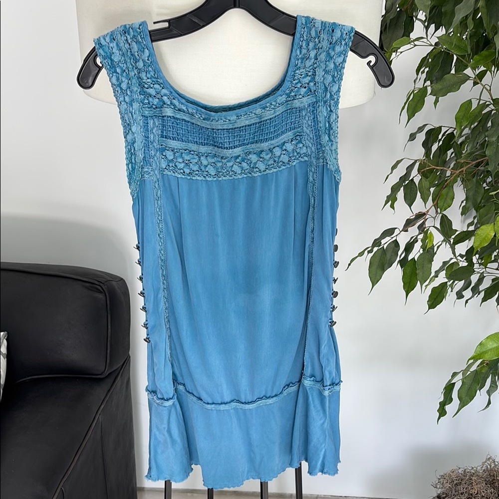 Free People Silk Tunic Tank